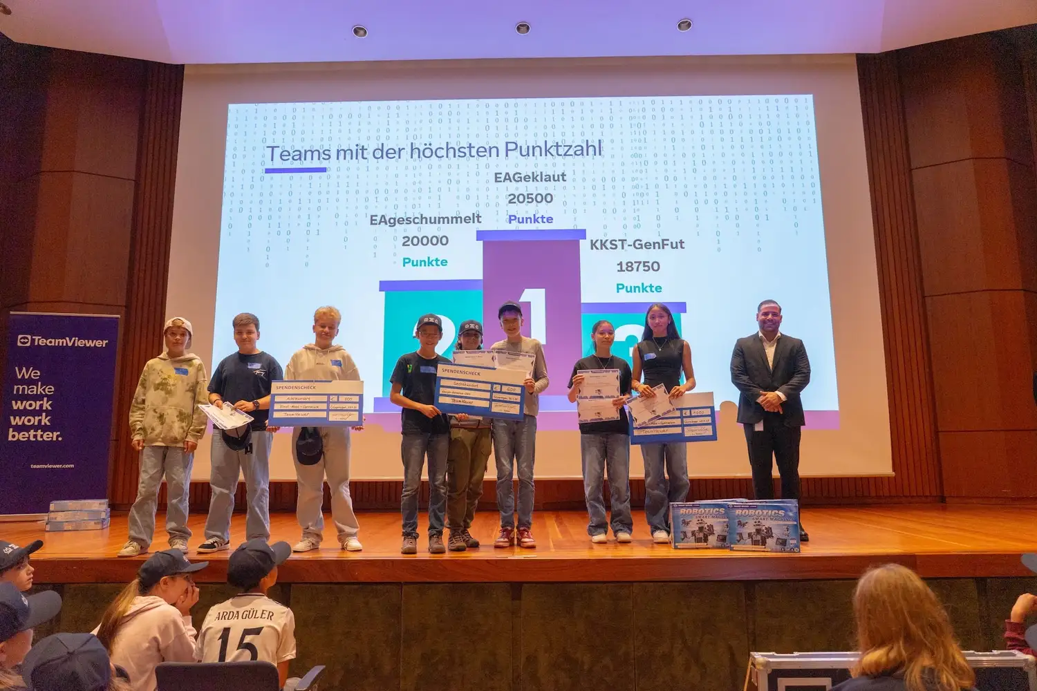 Cyber Robotics Competition winners